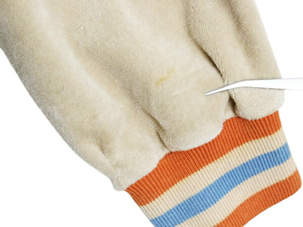 70s ラコステ Vネック ベロア トップ L 小さめ メンズ S レディース M 程 古着 ヴィンテージ IZOD LACOSTE 糸巻タグ ワンポイント チルデン