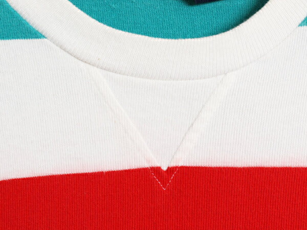 80s USA製 ウールリッチ ボーダー 長袖 Tシャツ メンズ S レディース M 程/ ヴィンテージ Woolrich  ロンT ラガーシャツ 素材 マルチカラー