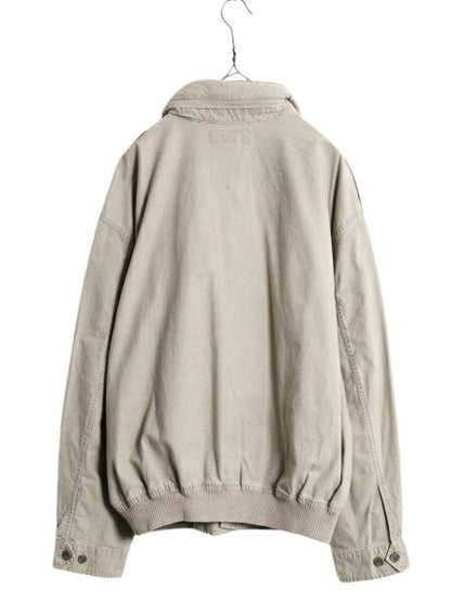 80s バナナリパブリック A-2 タイプ コットン フライト ジャケット メンズ M / 古着 ヴィンテージ BANANA REPUBLIC Safari&Travel ブルゾン