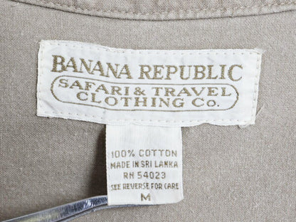 80s バナナリパブリック A-2 タイプ コットン フライト ジャケット メンズ M / 古着 ヴィンテージ BANANA REPUBLIC Safari&Travel ブルゾン