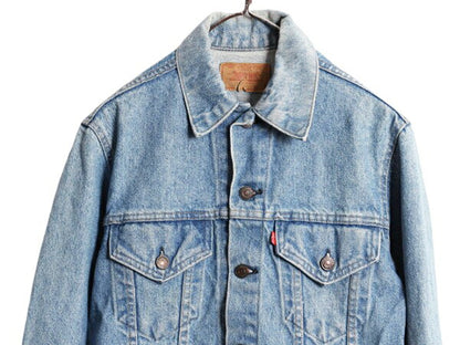 90s USA製 リーバイス 70505 デニム ジャケット 36 メンズ XS 程/ オールド Levis ジージャン ブルゾン Gジャン ジャンパー 4th トラッカー