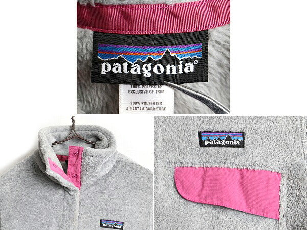 希少サイズ XS ■ 12年製 パタゴニア リツール スナップT プルオーバー ジャケット ( レディース ) 古着 Patagonia フリース ジャンパー 灰