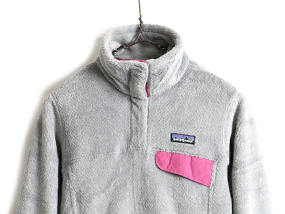 希少サイズ XS ■ 12年製 パタゴニア リツール スナップT プルオーバー ジャケット ( レディース ) 古着 Patagonia フリース ジャンパー 灰