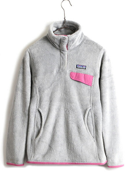 希少サイズ XS ■ 12年製 パタゴニア リツール スナップT プルオーバー ジャケット ( レディース ) 古着 Patagonia フリース ジャンパー 灰