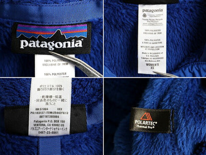 希少サイズ XS ■ 13年製 パタゴニア リツール スナップT プルオーバー ジャケット ( レディース ) 古着 Patagonia フリース ジャンパー 青