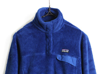 希少サイズ XS ■ 13年製 パタゴニア リツール スナップT プルオーバー ジャケット ( レディース ) 古着 Patagonia フリース ジャンパー 青