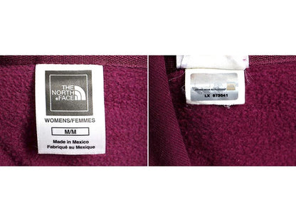 ■ ノースフェイス プリント スウェット フード パーカー ( レディース M ) 古着 The North Face トレーナー スエット プルオーバー 裏起毛