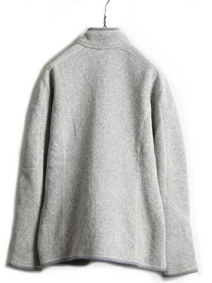 14年製 ■ パタゴニア ベターセーター ジャケット ( レディース L ) 古着 Patagonia フルジップ フリース ジャンパー ブルゾン 杢 灰 企業
