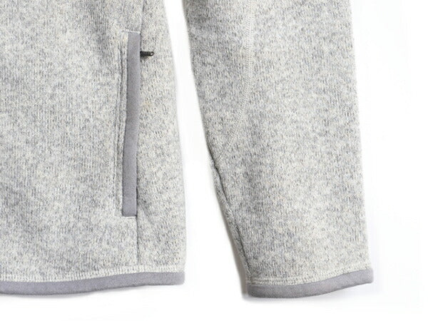 14年製 ■ パタゴニア ベターセーター ジャケット ( レディース L ) 古着 Patagonia フルジップ フリース ジャンパー ブルゾン 杢 灰 企業