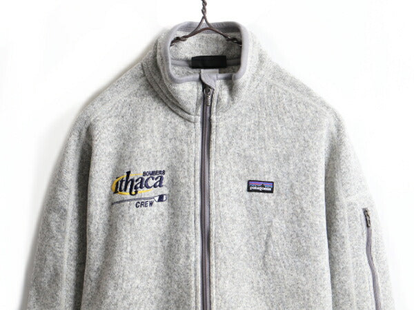 14年製 ■ パタゴニア ベターセーター ジャケット ( レディース L ) 古着 Patagonia フルジップ フリース ジャンパー ブルゾン 杢 灰 企業