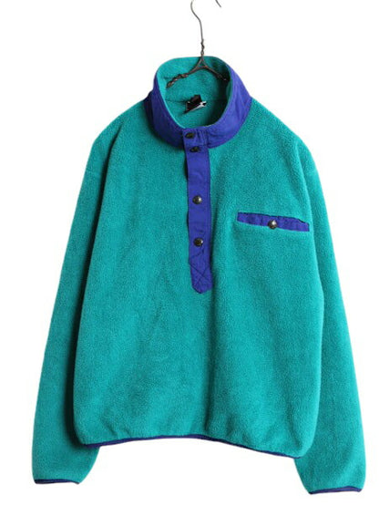 90s USA製 ノースフェイス フリース ジャケット メンズ S / 古着 オールド プルオーバー The North Face アウトドア ジャンパー ブルゾン