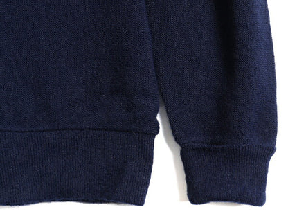 80s USA製 ■ アイゾッド ラコステ アクリル ニット カーディガン ( メンズ M ) 古着 80年代 ビンテージ IZOD LACOSTE セーター 長袖ニット