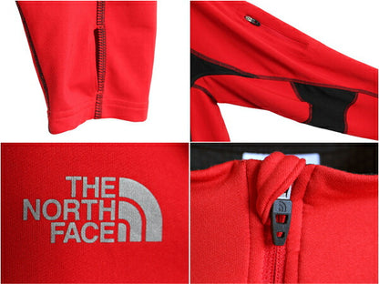 ノースフェイス ハイネック ストレッチ 長袖 Tシャツ メンズ L / 古着 The North Face Vaporwick アウトドア ロンT ハーフジップ ツートン