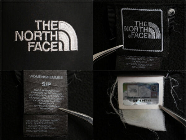 US企画 ノースフェイス ソフトシェル ジャケット レディース S / 古着 The North Face アウトドア Apex Bionic ストレッチ 裏 フリース 黒