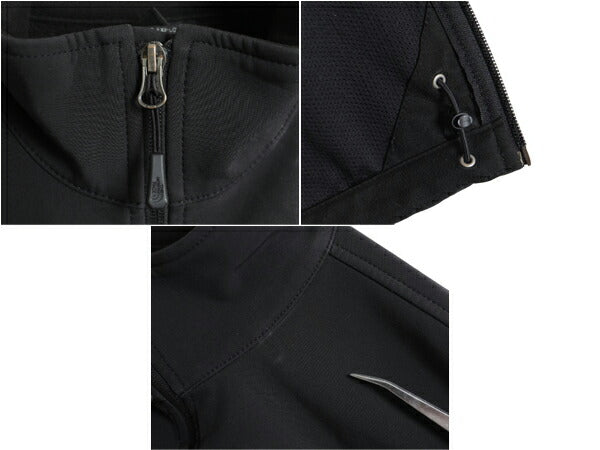 US企画 ノースフェイス ソフトシェル ジャケット レディース S / 古着 The North Face アウトドア Apex Bionic ストレッチ 裏 フリース 黒