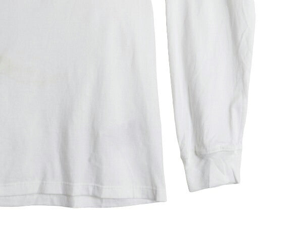 デッドストック ノースフェイス 両面 プリント 長袖 Tシャツ メンズ M / ロンT The North Face アウトドア ボックスロゴ バックプリント 白