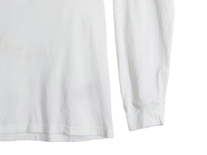 デッドストック ノースフェイス 両面 プリント 長袖 Tシャツ メンズ M / ロンT The North Face アウトドア ボックスロゴ バックプリント 白