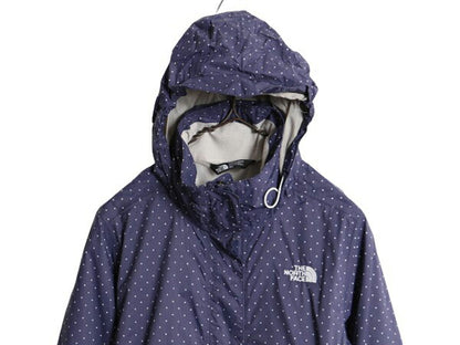 ノースフェイス DRYVENT ナイロン マウンテンパーカー ジャケット レディース M / 古着 The North Face アウトドア ジャンパー マンパ 水玉