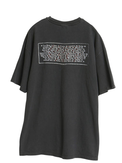 00s ジェームス テイラー ツアー 両面 プリント Tシャツ メンズ XL オールド オフィシャル フォト イラスト グラフィック ロック バンド 黒