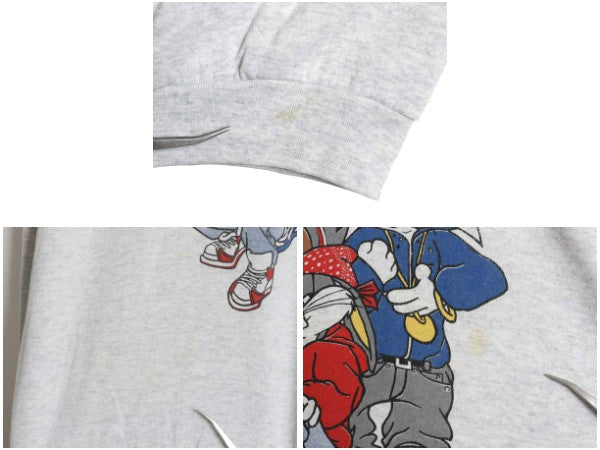90s USA製 ワーナー キャラクター プリント スウェット メンズ レディース XL / オールド イラスト トレーナー 裏起毛 ルーニー テューンズ