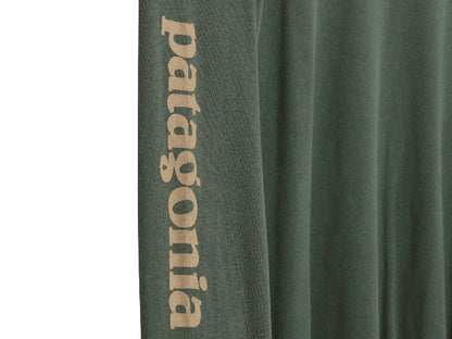 パタゴニア プリント 長袖 Tシャツ メンズ L / 19年製 アウトドア ロンT ロングスリーブ 袖プリント カットソー クルーネック ワンポイント