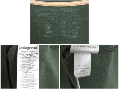 パタゴニア プリント 長袖 Tシャツ メンズ L / 19年製 アウトドア ロンT ロングスリーブ 袖プリント カットソー クルーネック ワンポイント