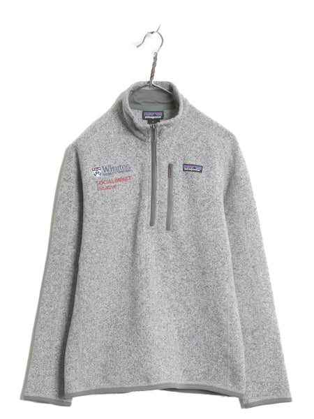 パタゴニア ベターセーター ハーフジップ メンズ S / 18年製 フリース セーター 裏起毛 プルオーバー ジャケット ブルゾン カレッジ 刺繍