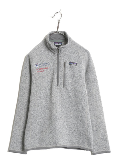 パタゴニア ベターセーター ハーフジップ メンズ S / 18年製 フリース セーター 裏起毛 プルオーバー ジャケット ブルゾン カレッジ 刺繍