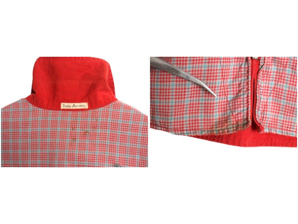 50s 60s ★ ホワイトスタッグ コットン リバーシブル ジャケット メンズ S レディース M / 古着 ヴィンテージ チェック 赤 無地 フルジップ