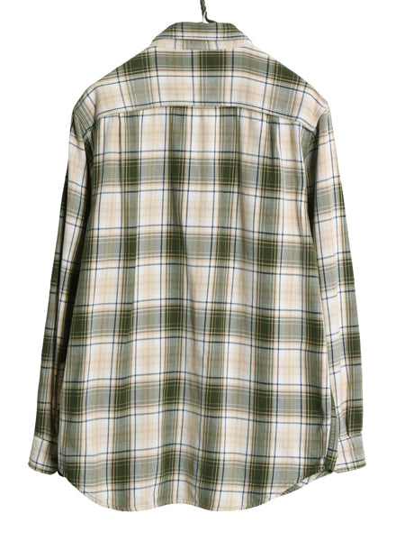 US企画 カーハート 長袖 ボタンダウン フランネル シャツ メンズ M / チェック RELAXED FIT ネルシャツ ワーク コットン 廃盤 マルチカラー
