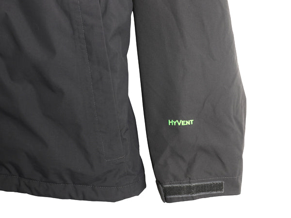 US企画 ノースフェイス HYVENT 中綿 ナイロン マウンテンパーカー ジャケット メンズ M フルジップ ブルゾン マンパ 裏フリース 脱着フード