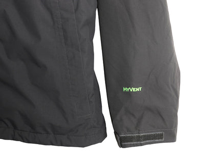 US企画 ノースフェイス HYVENT 中綿 ナイロン マウンテンパーカー ジャケット メンズ M フルジップ ブルゾン マンパ 裏フリース 脱着フード