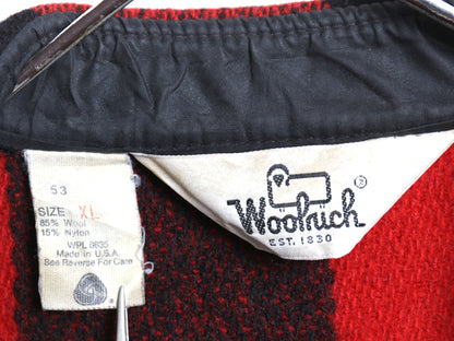 70s USA製 ウールリッチ ブロック チェック CPO ウール シャツ メンズ XL / ヴィンテージ ジャケット バッファロー ツートン 大きいサイズ