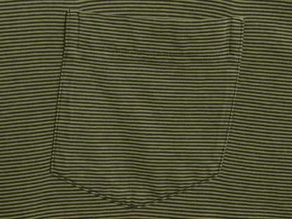 90s オールド ギャップ モックネック ボーダー 長袖 Tシャツ メンズ S / 旧タグ ロンT ポケT ポケット付き カットソー ゆったり ツートン