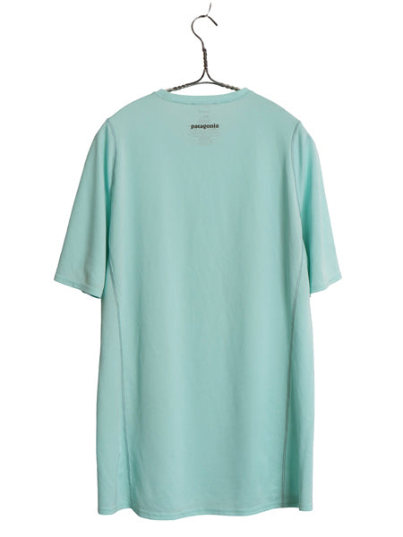 パタゴニア キャプリーン 半袖 Tシャツ メンズ L 古着 / 14年製 アウトドア ストレッチ インナー カットソー アンダーシャツ ワンポイント