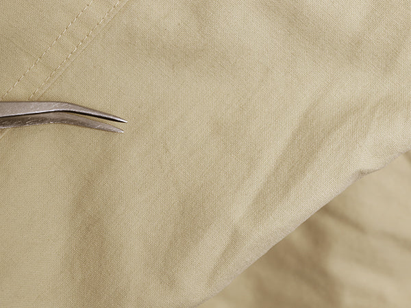 90s エルエルビーン ハンティング ジャケット レディース S / オールド コットン カバーオール ハーフ コート 襟 本革 レザー ワンポイント