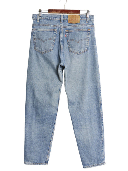 90s USA製 リーバイス 550 デニム パンツ メンズ 34 30 / オールド リラックス フィット テーパード ジーンズ ジーパン ヒゲ アタリ 赤タブ