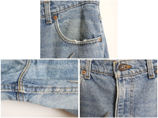 90s USA製 リーバイス 550 デニム パンツ メンズ 34 30 / オールド リラックス フィット テーパード ジーンズ ジーパン ヒゲ アタリ 赤タブ