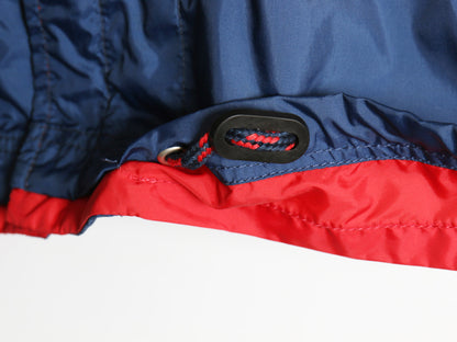 90s レッドソックス フルジップ ナイロン ジャケット メンズ XL オールド MLB オフィシャル ミラージュ スタジャン 大きいサイズ ツートン
