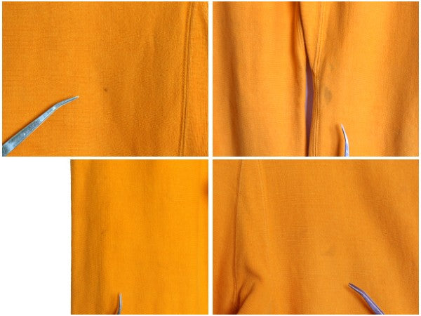 70s 単色タグ ★ チャンピオン リバースウィーブ スウェット パンツ メンズ XL ヴィンテージ USA製 目無し 無地 トレーナー マスタード 黄