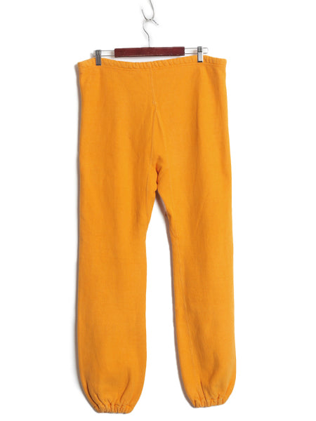 70s 単色タグ ★ チャンピオン リバースウィーブ スウェット パンツ メンズ XL ヴィンテージ USA製 目無し 無地 トレーナー マスタード 黄