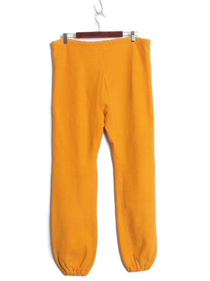 70s 単色タグ ★ チャンピオン リバースウィーブ スウェット パンツ メンズ XL ヴィンテージ USA製 目無し 無地 トレーナー マスタード 黄