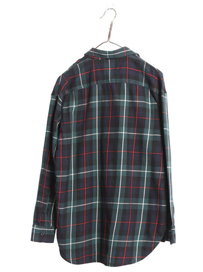 ブラックレーベル ローレン ラルフローレン チェック 長袖 シャツ レディース M / ポロ コットン 長袖シャツ マチ付き ヴィンテージ モデル