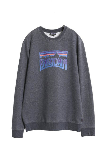 パタゴニア プリント スウェット メンズ S 17年製 トレーナー ストレッチ カットソー 長袖 Tシャツ ロンT グラフィック クルーネック 薄手