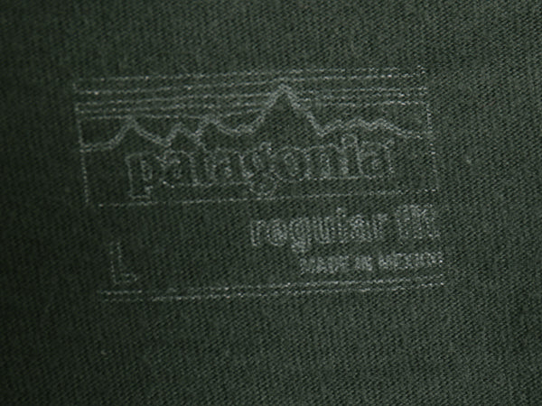 パタゴニア プリント 長袖 Tシャツ メンズ L / 17年製 アウトドア ロンT ロングスリーブ P-6 グラフィック ショップ ステッカー カットソー