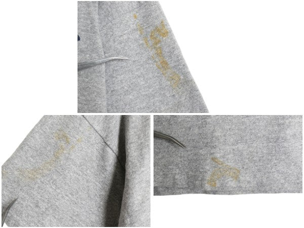 80s USA製 ★ チャンピオン 3段 カレッジ プリント Tシャツ メンズ L 小さめ M ヴィンテージ 88 12 シングルステッチ カットソー 霜降り 灰