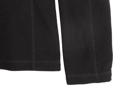 パタゴニア マイクロD ハーフジップ フリース プルオーバー レディース S 古着 19年製 ロンT 長袖 Tシャツ ハイネック アウトドア ブラック