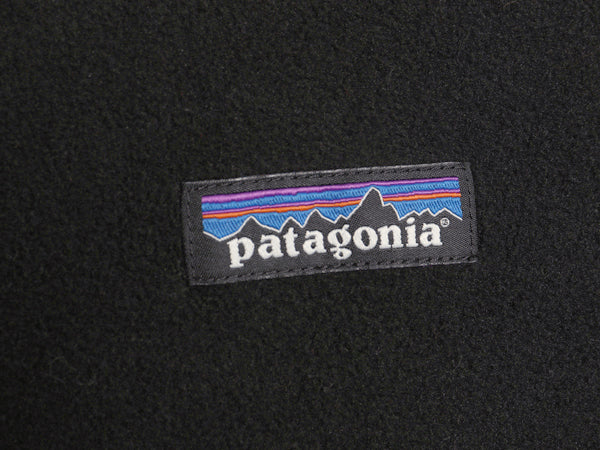 パタゴニア マイクロD ハーフジップ フリース プルオーバー レディース S 古着 19年製 ロンT 長袖 Tシャツ ハイネック アウトドア ブラック