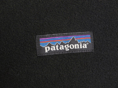 パタゴニア マイクロD ハーフジップ フリース プルオーバー レディース S 古着 19年製 ロンT 長袖 Tシャツ ハイネック アウトドア ブラック