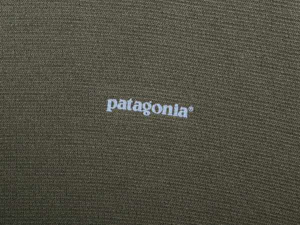パタゴニア キャプリーン 3 長袖 Tシャツ メンズ L / 10年製 ハーフジップ ストレッチ カットソー ロンT アンダーシャツ インナー カーキ